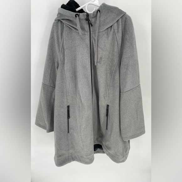 Avenue plus size zip up hooded jacket with zip pockets 30/32 - Picture 1 of 8